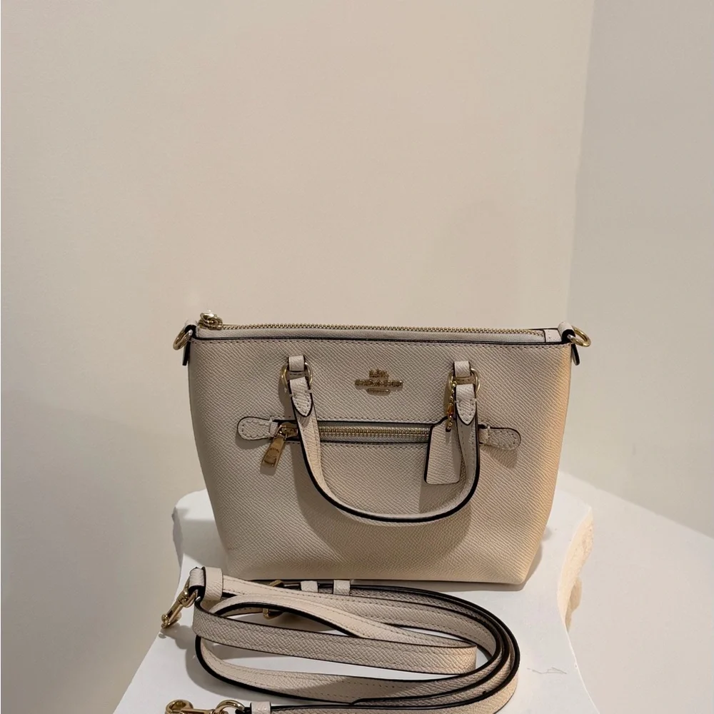 Coach Ivory/White Mini Purse - Picture 2 of 6